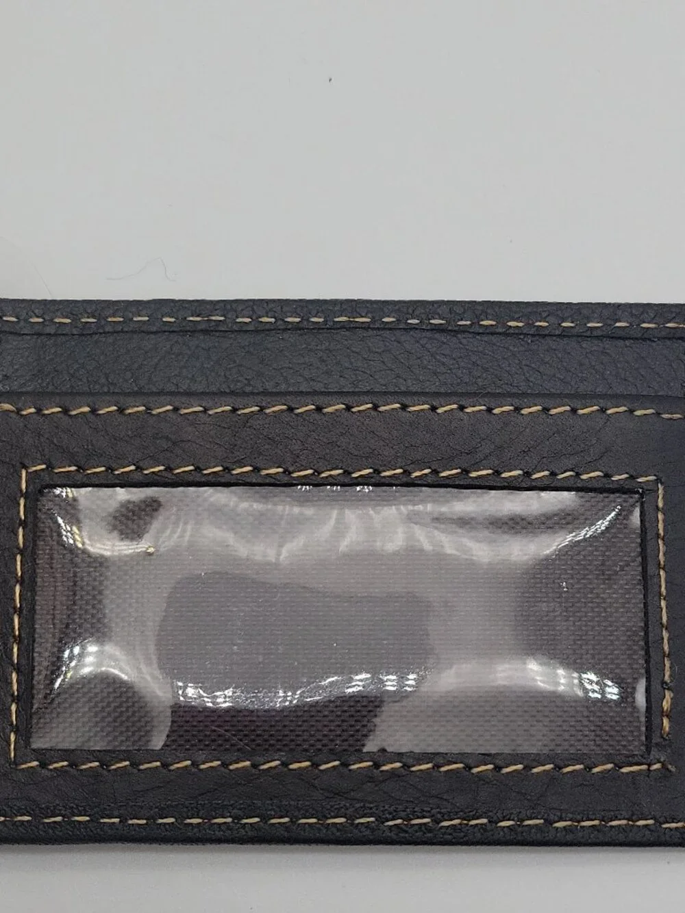 VAAN & CO. Black Bifold Men's Wallet with ID Window, Card Slots, Money Clip